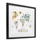 Stupell Industries Map Of World Pastel Animals Framed Print Under Glass, design by Carla Daly